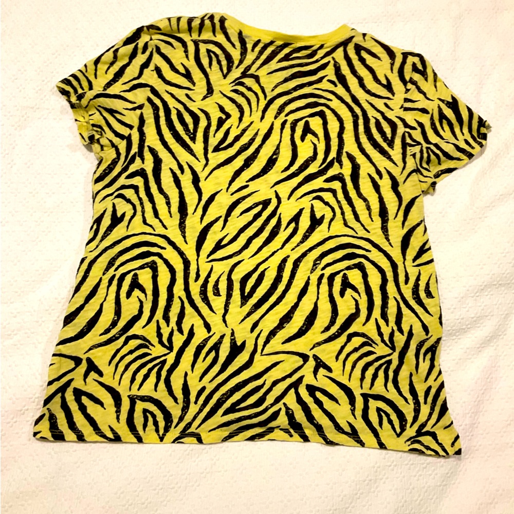 ATM Yellow and Black T Shirt Ladies size L